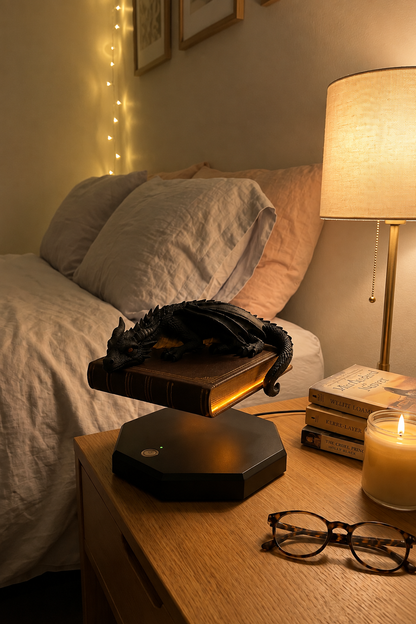 Dragon Book Levitating lamp