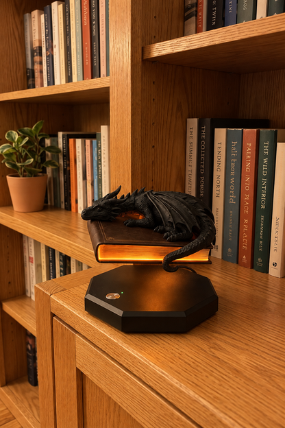 Dragon Book Levitating lamp