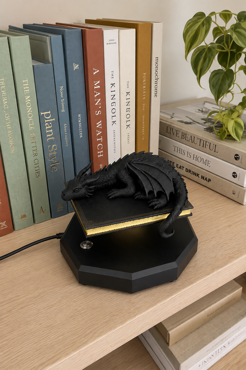 Dragon Book Levitating lamp
