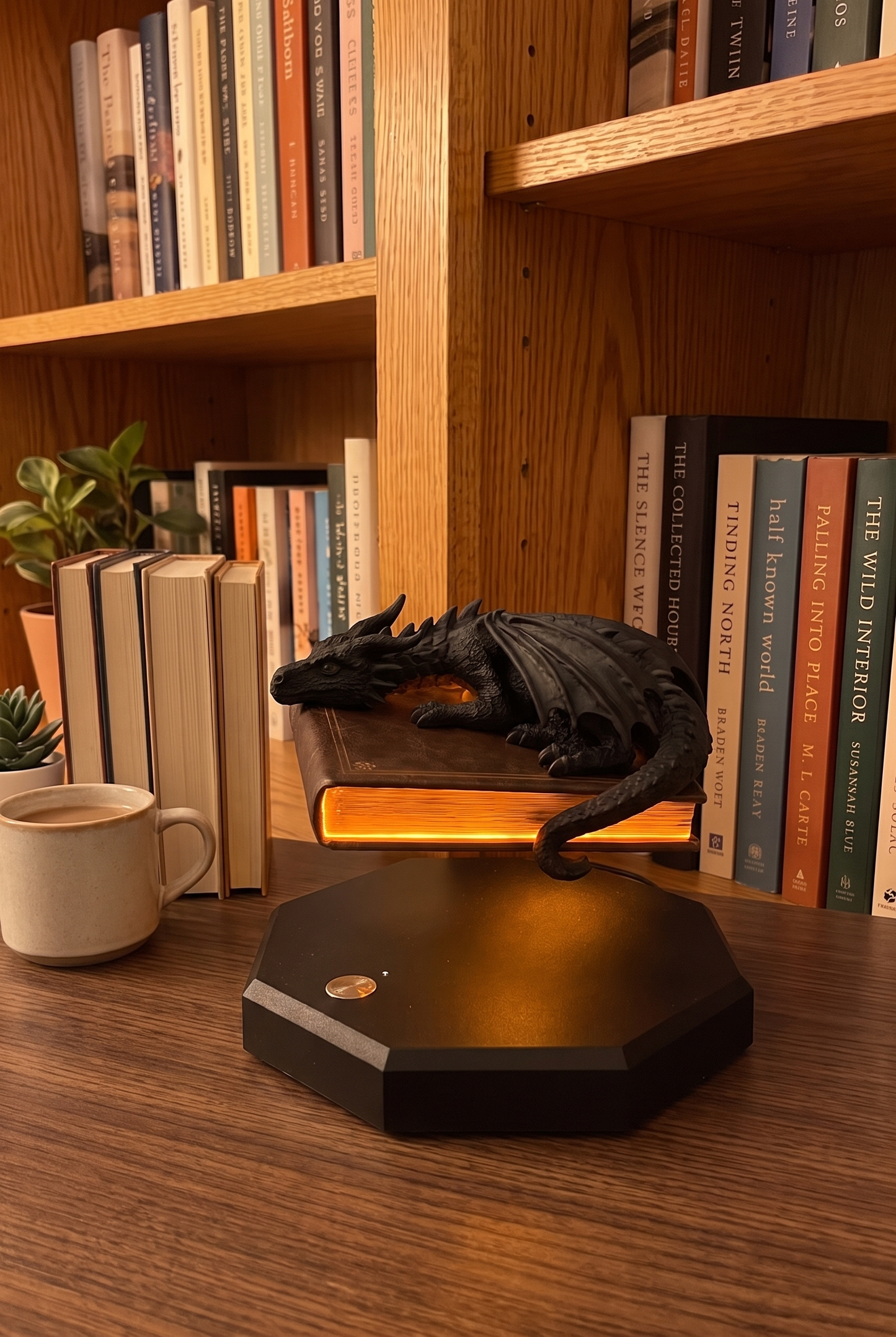Dragon Book Levitating lamp
